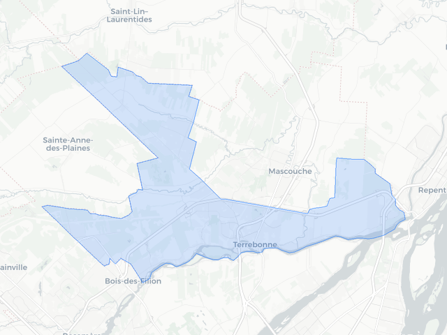 Carte de Terrebonne